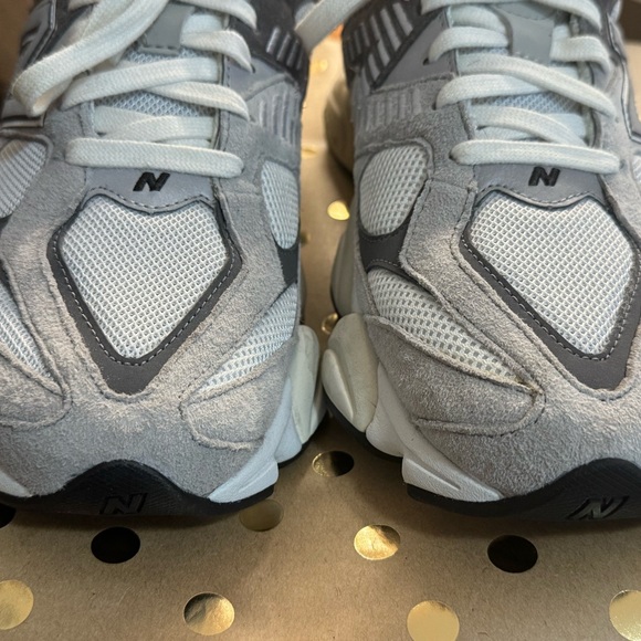 New Balance Gray and White Sneakers - Picture 4 of 5